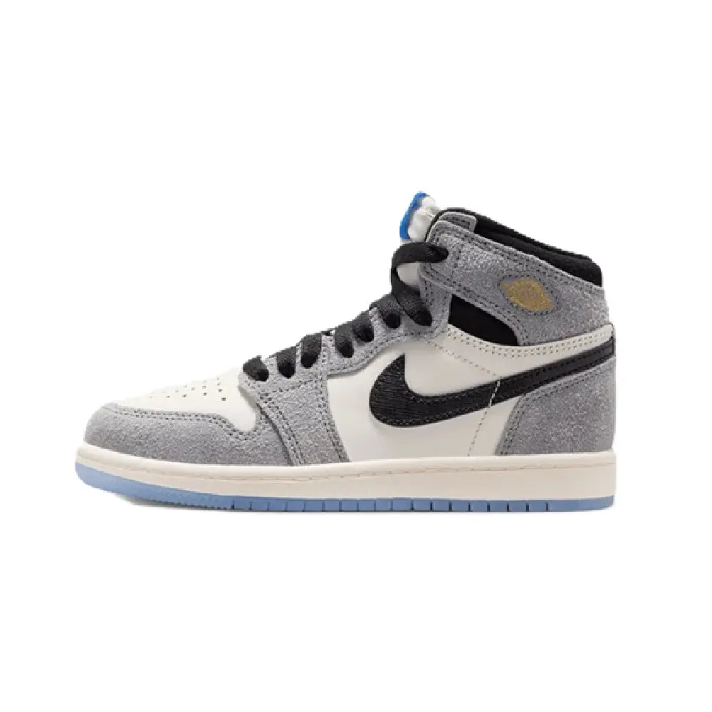 Little Kid's Jordan 1 Retro High OG Cool Grey/Black-Sail (FD1412 003)