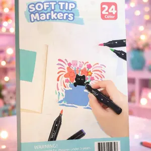 Soft tip markers