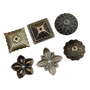 Metallic plum blossom nails, vintage sofa upholstery nails, decorative nails, round nails, door nails, antique-style bronze nails, gun nails