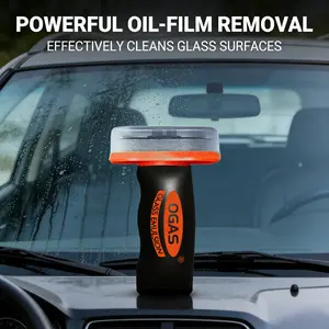 Automotive Handheld Oil Film Remover Cream, Glass Decontamination Without Traces, Window Oil Film Cleaning, Fast Cleaning, Compact & Easy to Carry