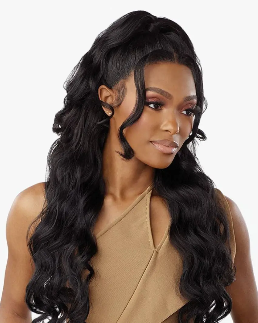 Dixtefo 360 Body Wave HD Full Lace Wig 100% Virgin Human Hair 200% & 250% Density Glueless Wig With Drawstring Adjustable Straps Pre Plucked Hairline