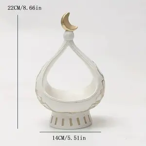 Middle East Castle Cradle Blessing Storage Ornament, Good Meaning Jewelry Display Rack, Jewelry Box, Living Room Ramadan Decoration Gift