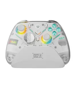 Wireless Gaming Controller,PC Controller,Bluetooth Controller with Hall Triggers,Hall Joysticks,RGB Light,for PC/Switch/iOS/Android 1000mAh with Charging Dock