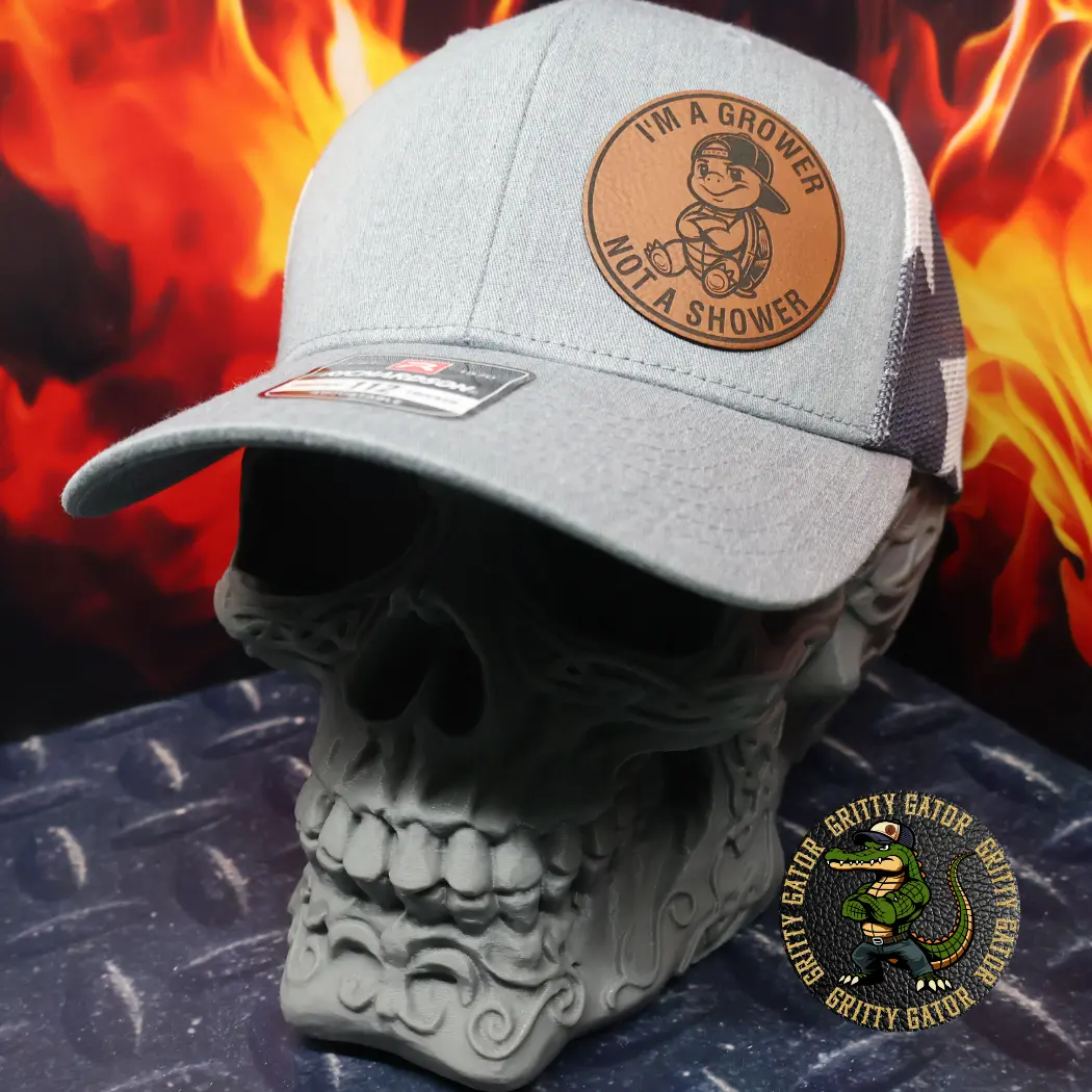 I'm A Grower Not a Shower Patch Hat from Gritty Gator