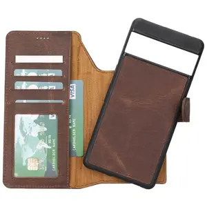 Google Pixel 7 Pro Detachable Leather Wallet Case