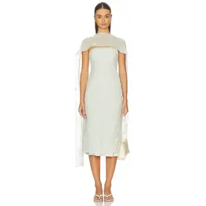 Posse Cove Strapless Dress in Seafoam