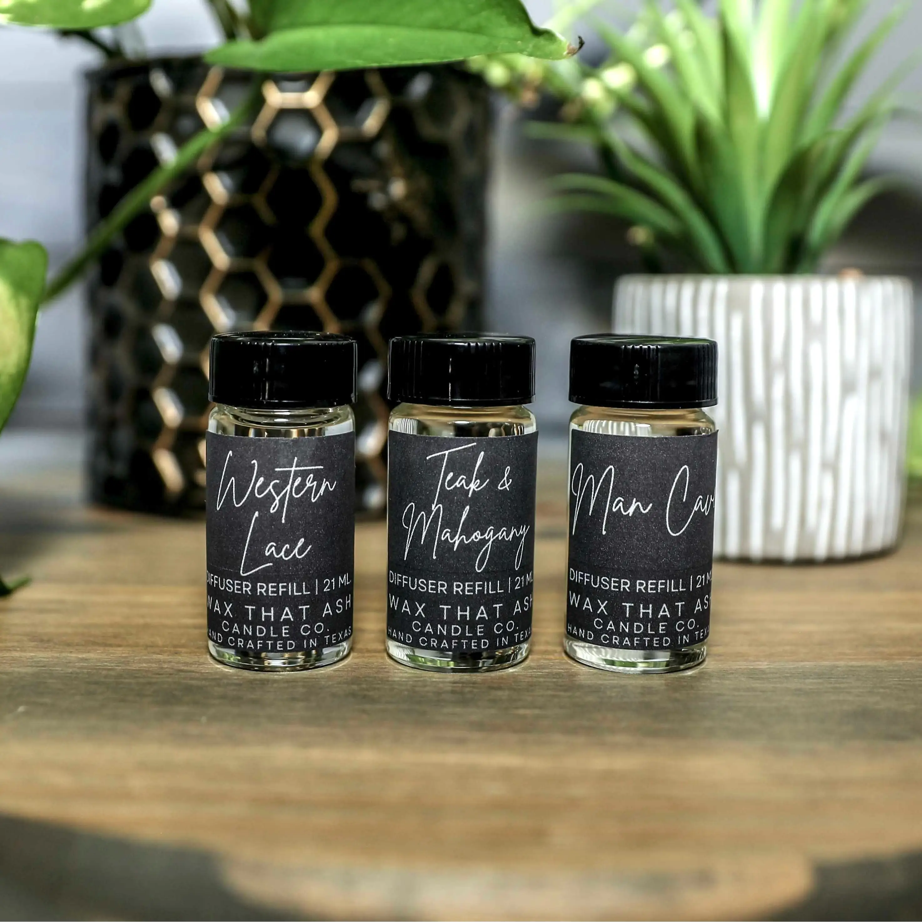 Car Diffuser Refill - Phthalate Free Fragrance Oil - Non-Toxic Freshener Aroma Scented Vanilla Candle Perfume Set