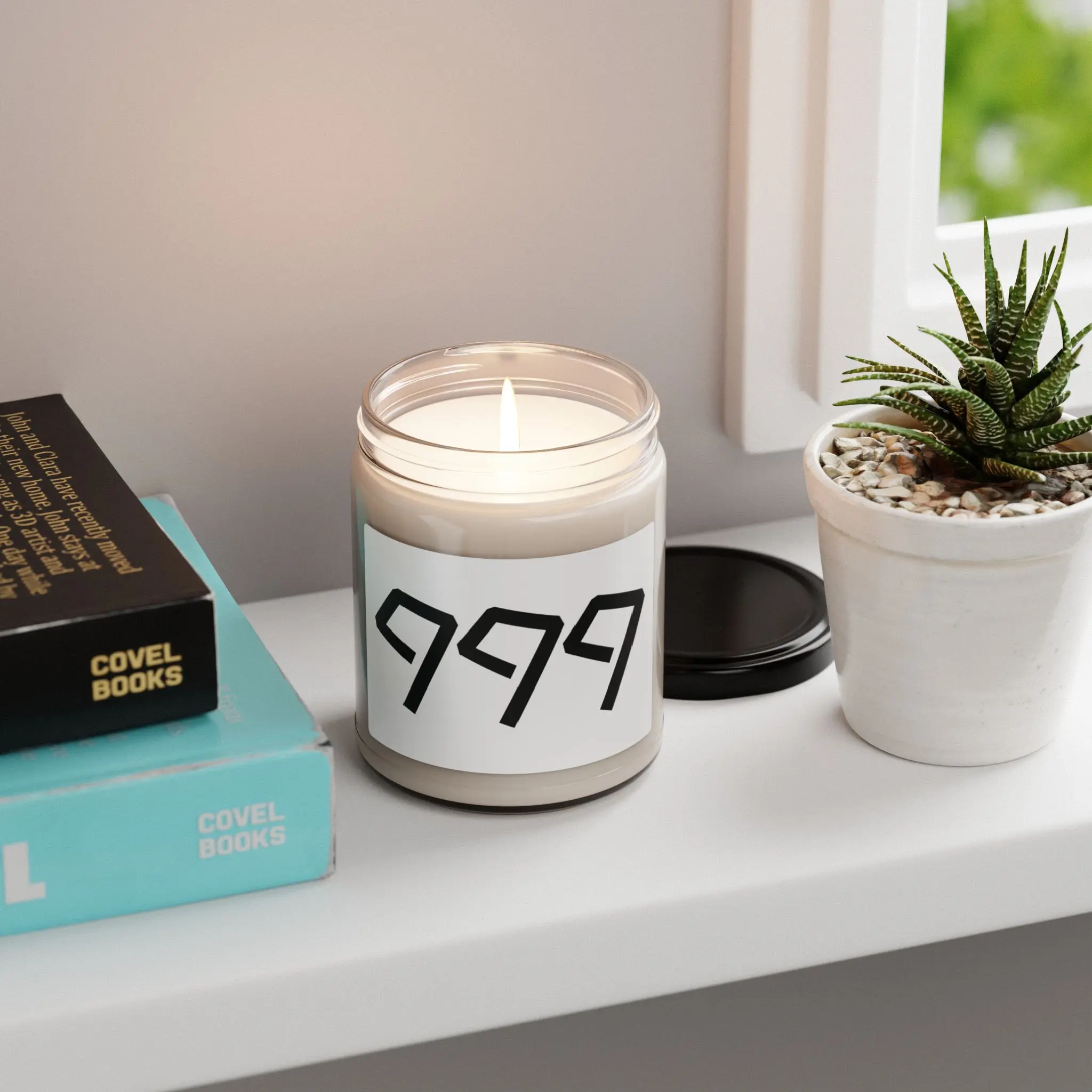 999 Scented Soy Candle, 9oz customized candles