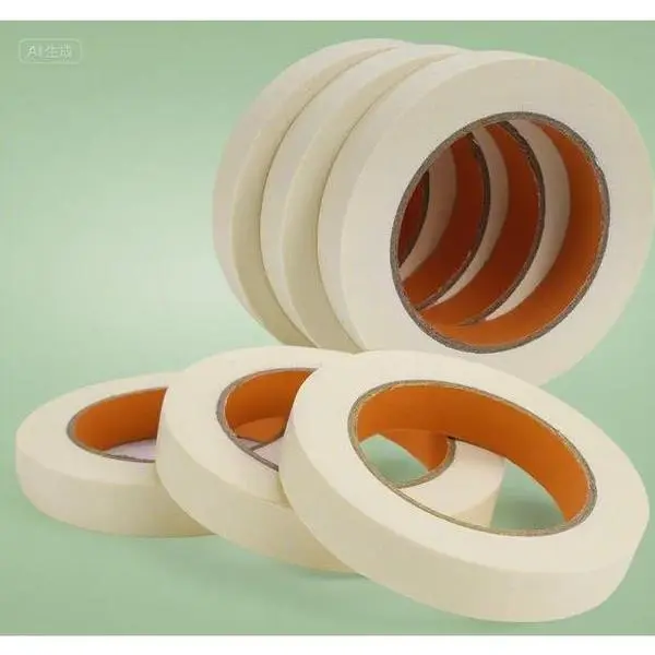 Heavy-Duty Adhesive Craft Tape Bulk Pack - Multiple Rolls, 0.75 In x 55 Yd x 10 Rolls, White & Beige, Tear-Resistant Versatile for Art, Office, Tools & Hardware Adhesives, Tapes & Sealers