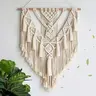 Hanging Woven Wall Hanging Bohemian Handwoven Wall Decor Home Wall Accent Triangular Wall Panel 18x30 inches Perfect for living rooms and bedroom decor Christmas and New Year gift