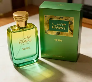 Hawas For Him Verde EDP 100ml | Fresh Green Aquatic Woody Men’s Perfume | Long Lasting Energizing Scent