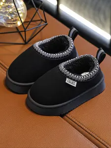 Backed Slippers Autumn Winter Student Indoor Fashion Home Shoes Warm Comfortable Slippers for Boys and Girls Fuzzy Warm Slippers