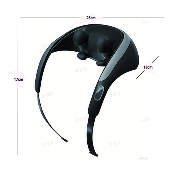 New Portable Rechargeable Massage Shawl Kneading Smart Electric Heated Shiatsu Neck and Shoulder Massager Gift For Man Woman