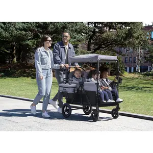 Jeep Wrangler Deluxe 4 Seater Stroller Wagon with Cooler Bag