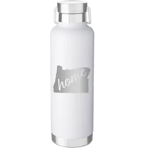 Oregon Home 24 oz Water Bottle | White