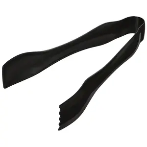 Mini Black Plastic Tongs - 2 Pack