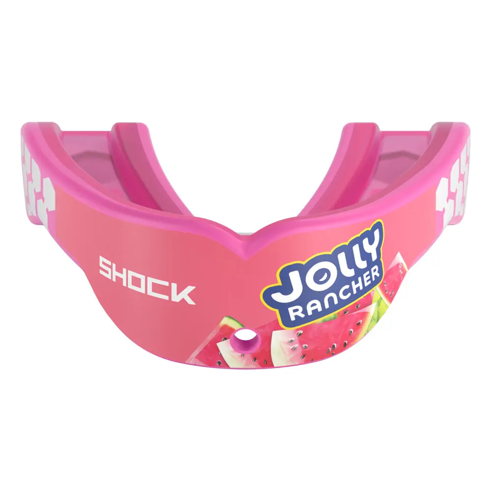 Shock Doctor Jolly Rancher Gel Max Power Flavor Fusion Sports Mouthguard - Latex-Free, BPA-Free, Phthalate-Free Shock Doctor Jolly Rancher Gel Max Power Flavor Fusion Sports Mouthguard - Latex-Free, BPA-Free, Phthalate-Free