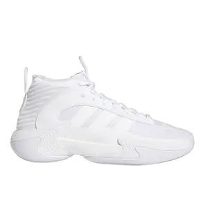 adidas Womens Exhibit Select 2.0 Mid Basketball Sneakers Shoes - White