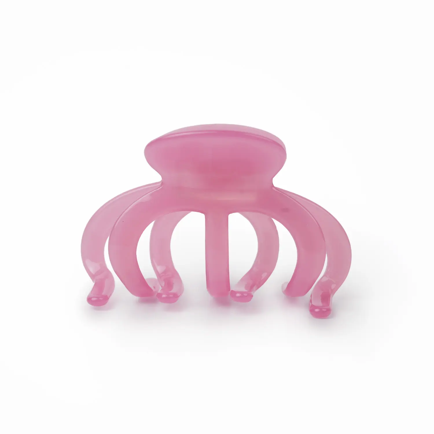 Chelchel's Lost Lemons Collection Cute Animal & Floral Hair Claw - Pink Octopus Hair Claw Premium Acetate Shark Clip, Interlocking Strong Hold Hair Accessories