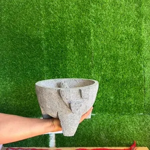 Stone Molcajete Pig Face 10In.