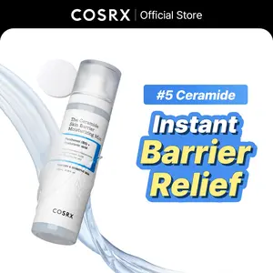 [COSRX Official] Ceramide Skin Barrier Moisturizing Mist - Hypoallergenic Derma-Moisture Solution for Dry & Sensitive Skin - 120ml Silky Hydrating Mist