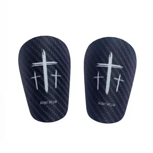 Black Cross Shin Mini Guards Football Accessories Football Equipment