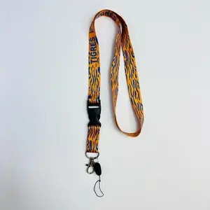 Tigres UANL Lanyard  – Llavero Largo Inspirado en Los Tigres para Llaves, Gafete o Credenciales | Tigres Soccer Neck Strap Keychain | Detachable ID Holder | Regalo de Fútbol México | Envío Rápido USA