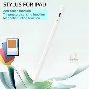 Palm Rejection Stylus Pen for iPad 2018-2026, Active Touch Writing Stylus with Tilt Pressure and Magnetic Adsorption, Ideal Gift for Boys Girls
