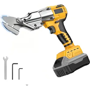 Cordless Brushless Metal Shears for  20V Max - 14GA Steel Metal , 360? Pivoting , 500Nm Torque  Stainless Sheet, Iron, Carpet, Leather, Cardboard(NO )