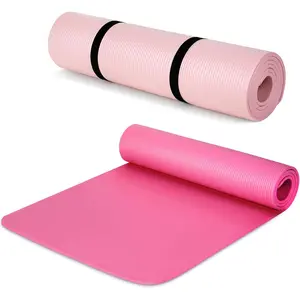2 Yoga Mat (72x24) 3/ 8inch Thick Exercise Yoga Mat Suitable for Home Workout with Shoulder Strap Non-Slip Pilates Fitness Equipment for Men and Women