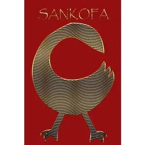 USED-Sankofa: Bird Gold Adinkra Red Softcover Note Book Diary Lined Writing Journal Notebook 100 Cream Pages Ghanaian Asante Remembe by C. a. Vision Books (Paperback)