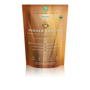 Nexgen Higher Ground Aromatic Colombian Coffee with Ultra Standardized Turmeric and Black Pepper - Healthcare, Dietary