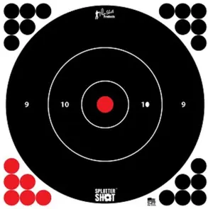 Pro-Shot 12" SplatterShot ® White Bullseye Target- 5 Pack