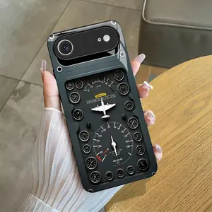 Aviation Theme Glass Phone Case, Unique Aircraft Design for 【iPhone 17 Air】666
