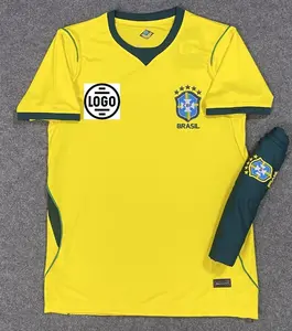 Personalized Full Set Brazil Soccer Jersey World Cup 2026, Custom Name Number Logo National Soccer Jersey 1