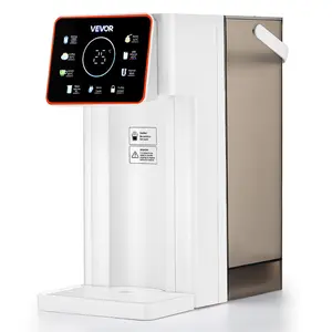VEVOR Instant Hot Water Dispenser, Countertop Boiling Water Dispenser with Adjustable 6 Temperatures & 7 Water Volumes, 101oz Removable Water Tank, Quick Heating with Touchscreen & Child Lock for Home