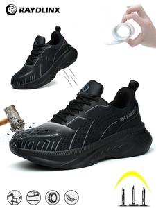 Steel toe shoes for Women,Safety Shoes, Safety Sneakers, Lightweight Comfortable Anti-smash and Anti-puncture Shoes, Breathable Non-slip,Work Shoes for Women
