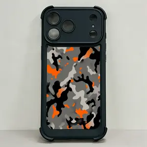2026 Trending Camo Pattern iPhone 17 Pro Max Case with Four Airbag Corners Shockproof Rubber Cover for iPhone 17 Air Promax 17Pro 13-16 Gifts for Girls Men Boy Hunter Outdoor Smooth Anti-Fingerprint