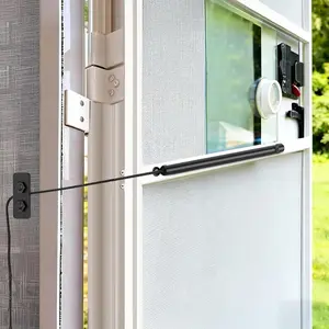 RV Screen Door Closer with Adjustable Tension, Built-in Spring Automatic Closing Device with Accessories, Works with  Camper Latches, Travel Trailer Handles
