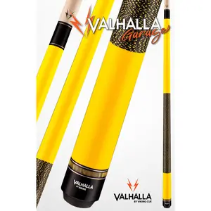 Valhalla Garage Series Billiards Pool Cues - Pro Taper Design, High Impact Resin Construction, Maple Shaft, Ultra Violet Urethane Coating