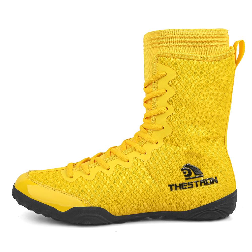 Men’s boxing shoes, wrestling combat boots — non-slip indoor cross-training boots, lightweight athletic boots