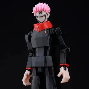 Jujutsu Kaisen Multi-joint Articulated Dummy13 Lucky13 T13 Itadori Yuji Black Flash RyomenSukuna Figure Handmade peripheral Desktop & Car Ornaments