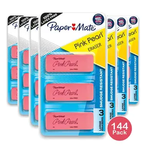 Paper Mate Pink Pearl Erasers Large (Pack of 144)
