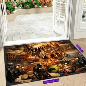 Doormats Featuring Hollywood's 100-year Film History, Bathroom Doormats, Kitchen Mats