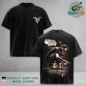 Chester Bennington Legacy_ Washed Tee – Vintage Acid Wash Heavy Cotton Oversize Unisex Rock Band T-Shirt, Retro Y2K Nu Metal Streetwear Top, Linkin'n Parks Music Merch for Fans, 2000s Tour Collector Merch