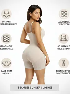 Rasputia Waist Snatcher Bodysuit – Faja Colombiana Levanta Glúteos, Control Abdomen, Body Shaper Viral 2026
