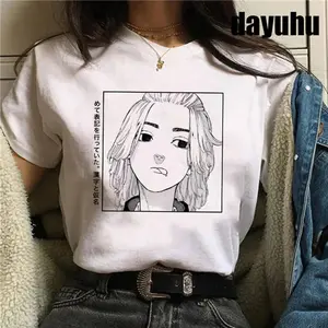 Japanese Anime Tokyo Revengers T Shirt Men Kawaii Harajuku Summer Tops Tokyo Revengers Graphic Tees Cartoon Unisex T-shirt Male