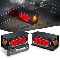 Red Oval+ Amber Marker Trailer Light Box