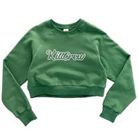 SCRIPT CREW NECK GREEN