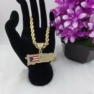 Men's 14k Gold Puerto Rico Chain
